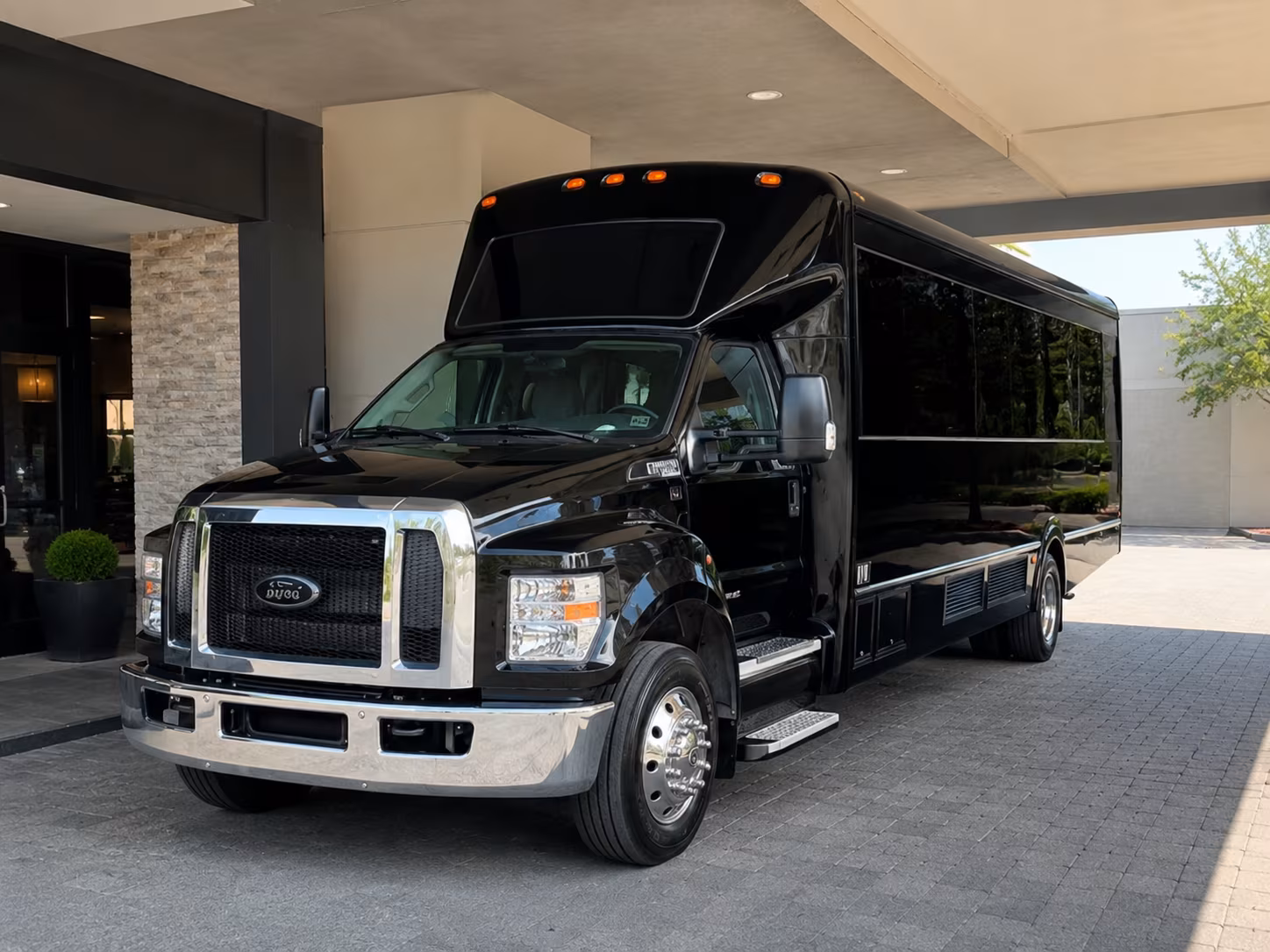 bachelor and bachelorette party buses in garland